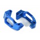 Bloques de ruedas (cubos en C), aluminio 6061-T6 (anodizado azul)