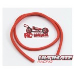 CABLE SILICONA ROJO 10awg (50cm)