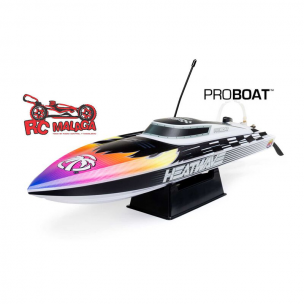 PROBOAT Recoil 2 18’ Self-Righting Brushless Deep-V RTR, Heatwave