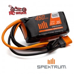 11.1V 450mAh 3S 50C LiPo Battery: IC2