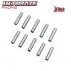 3x12.8 mm KIT PINS ACERO CROMADO (10u.)