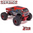 ARRMA 1/10 Gorgon Mega Brushed MT 2WD RTR (c/Bateria e Carregador) Vermelho