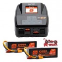 SPEKTRUM Smart Powerstage 8S: (2) G2 5000mAh 4S LiPo IC5 & S2100