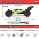 1/8 TYPHON 223S DSC 4X4 RTR Brushless Buggy, Yellow