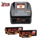 Smart Powerstage 4S Surface Bundle: (2) G2 5000mAh 2S LiPo IC5 & S2100 Charger