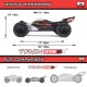 1/14 TYPHON GROM 223S DSC 4X4 RTR Brushless Buggy, Silver